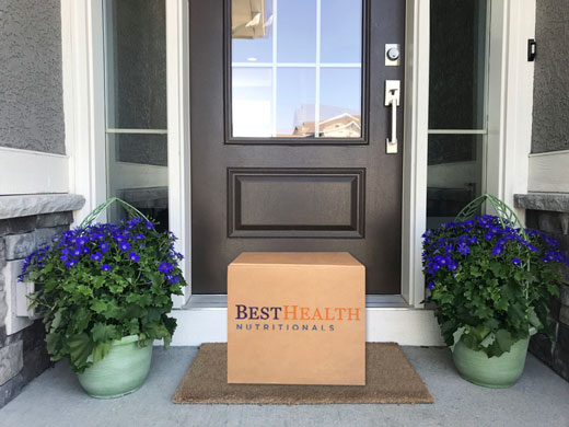 Supplement delivery at front door
