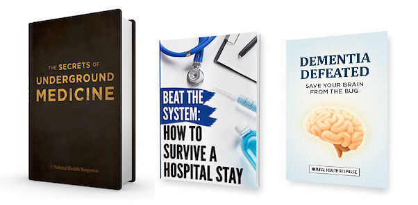 Sample covers of three free reports