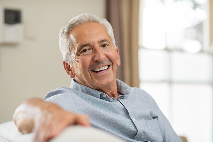 man laughing