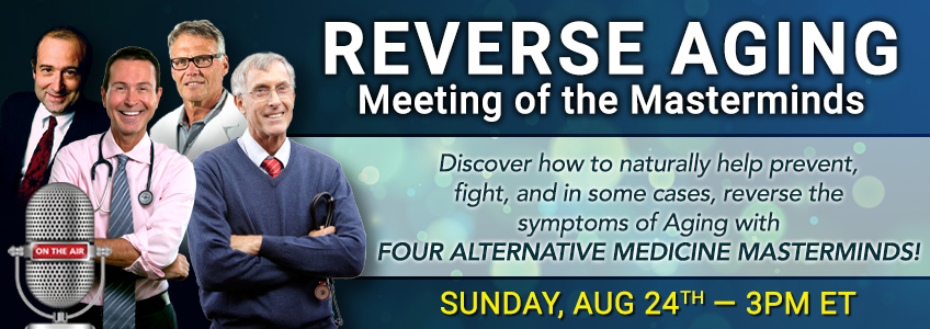 Reverse Aging Meeting of the Masterminds. Sunday, Aug 24th - 3PM ET