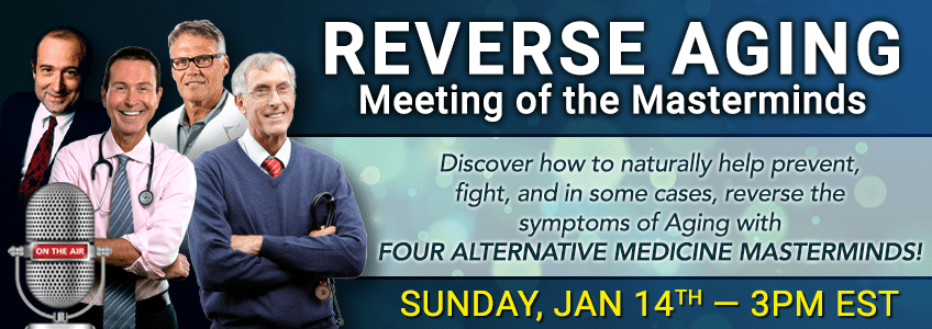 Reverse Aging Meeting of the Masterminds. Starts Sunday, January 14th at 3PM EST