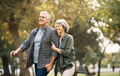 couple in park